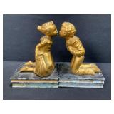 Art Deco Gilt Metal Bookends