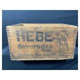 HEBE Beverages Wooden Crate