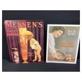 Mennenï¿½s and Old Dutch Cleanser Metal Signs