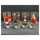Popeye Characters Coca-Cola Kollect-A-Set Glasses
