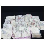 Embroidered Doilies and Table Runners