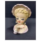 Inarco Lady Head Vase 1963