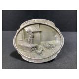 American Poultry Farmer Belt Buckle 1989
