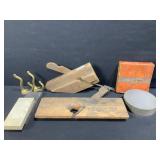 Primitive Wood Planes, Tool Sharpener Stones