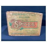 A. Colburn Co. Spices Wood Crate