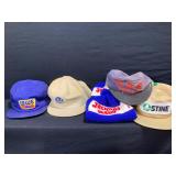 Lowe, ICI, Jacques, Stine TI-O-GA Seed Hats