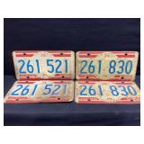 Illinois 1976 License Plate Sets