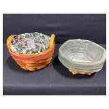 Longaberger Small Hexagonal and Round Baskets
