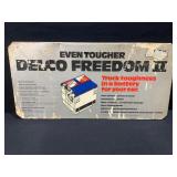 Delco Battery Metal Sign