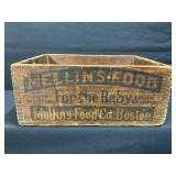 Mellinï¿½s Baby Food Wooden Crate