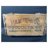 Manitowoc Products Co. Wooden Crate
