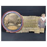 Seagramï¿½s Canadian Hunter American Bison Sign