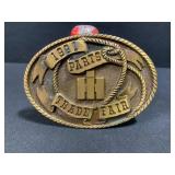 IH Trade Fair Belt Buckle 1981
