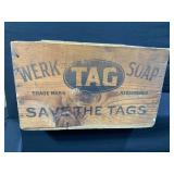 WERK TAG SOAP Wood Crate