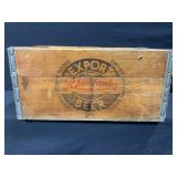 Export Rhinelander Beer Wooden Crate