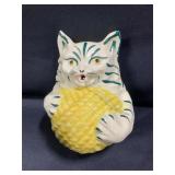 Ceramic Cat Wall-hanging String Holder