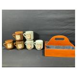 Fresca Spice Jars & Wooden Carrier