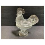 L.E. Smith Rooster Candy Dish
