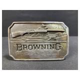 Browning Belt Buckle by Indiana Metal Craft