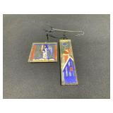 Vintage Mirrorette Glass Ornaments