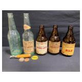 Schreiber Brewing Bottles, Caps, Opener