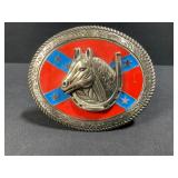 Confederate Horse Head Belt Buckle