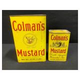 Colmanï¿½s Mustard Tins