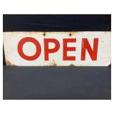 Open/Closed Double Sided Metal Sign