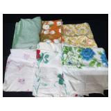 Vintage Table Cloths 6 in the Lot