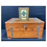 Wooden Chest & Lebanon Jewelry Box