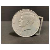 Kennedy Half Dollar Belt Buckle 1964