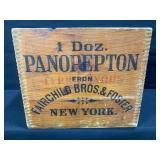 Fairchild Bros. & Foster Panopepton Wood Crate