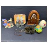Salt & Pepper, Glass Egg, Music Box, Hair Pins