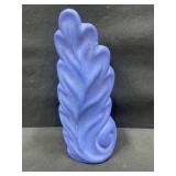 Monmouth Pottery Blue Leaf Vase