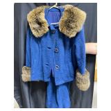 Womanï¿½s Vintage Tweed Outfit Size Unknown