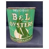 B & L Oysters Can