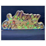 Vintage Light Up Merry Christmas Sign Works