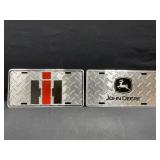 IH and John Deere License Plate Lot