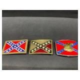 Confederate Belt Buckle Lot