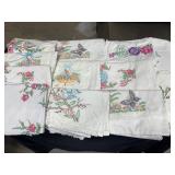 Linen Lot of Pillowcases, Doilies, & More