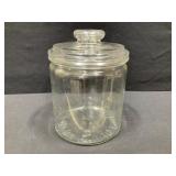 District of N.C. Factory No. 64 Tobacco Jar & Lid