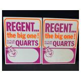 Cardstock Regent Signs