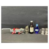 Antique Lot w/ Salt & Pepper Shaker & Implement