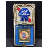 Pabst Blue Ribbon Calendar Holder Sign