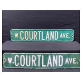 Courtland Ave Street Signs