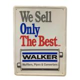 Walker Embossed Metal Sign