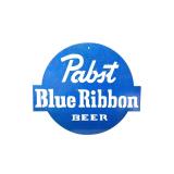 Pabst Blue RIbbon Cut Out Metal Sign