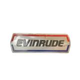 Evinrude Embossed Metal Sign