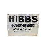 Hibbs Hardy Hybrids Embossed Metal Sign