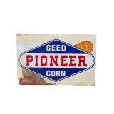 Pioneer Seed Corn Embossed Metal Sign